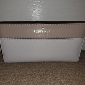 Kate Spade Cream and Tan Slim Wallet